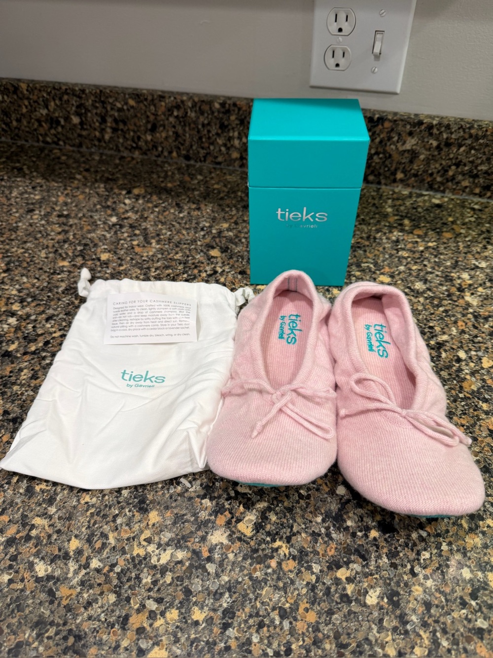 New Tieks cashmere slippers, Limited, edition size medium